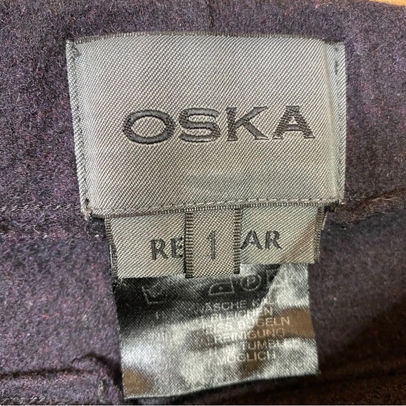 OSKA Wool Trousers Black - Size 1 W30 L28 - Picture 2 of 9